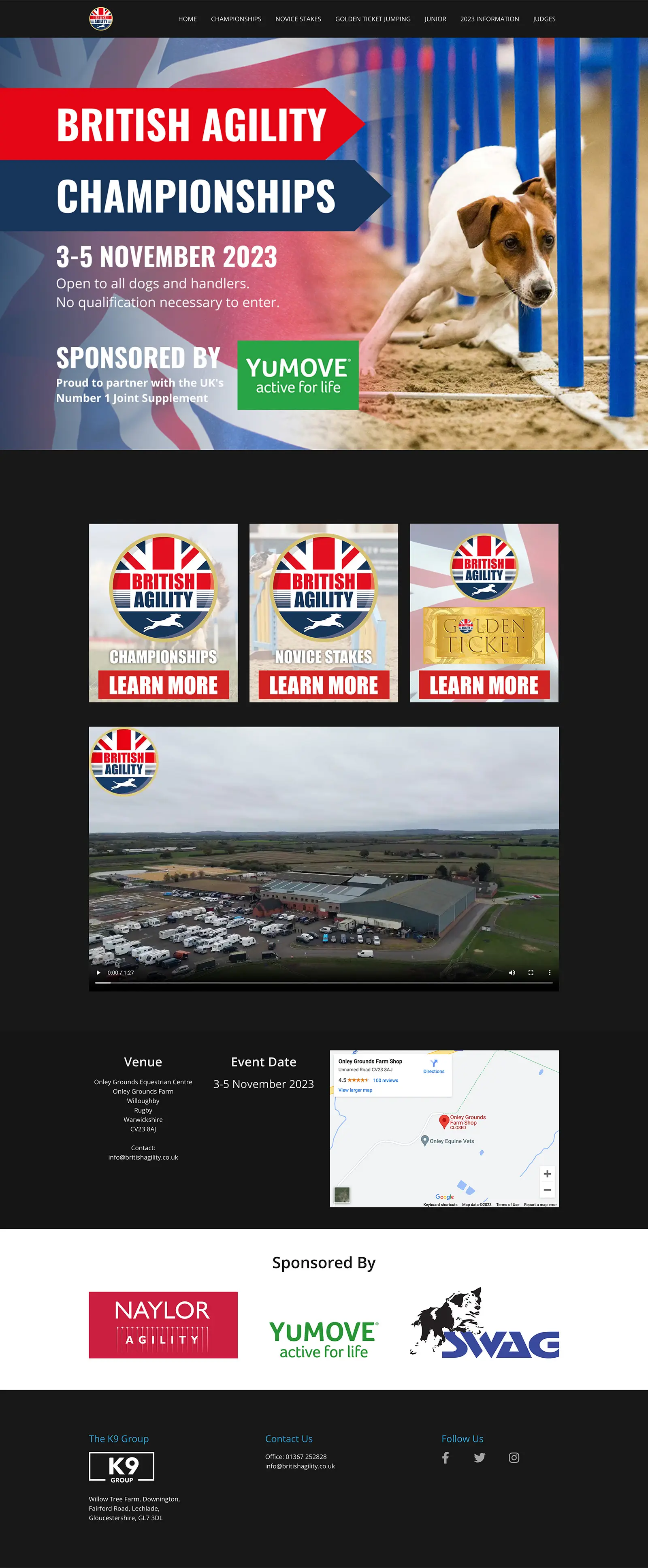 British Agility Home Page