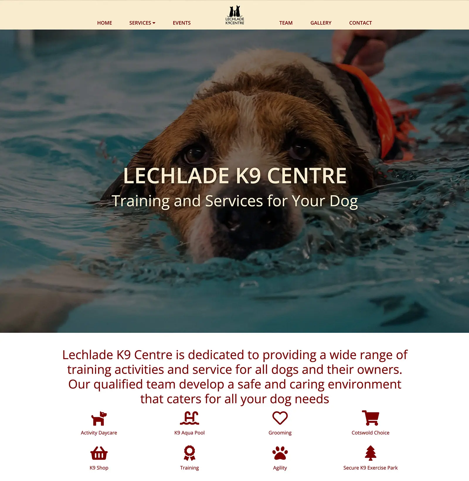 Lechlade K9 Centre Home Page